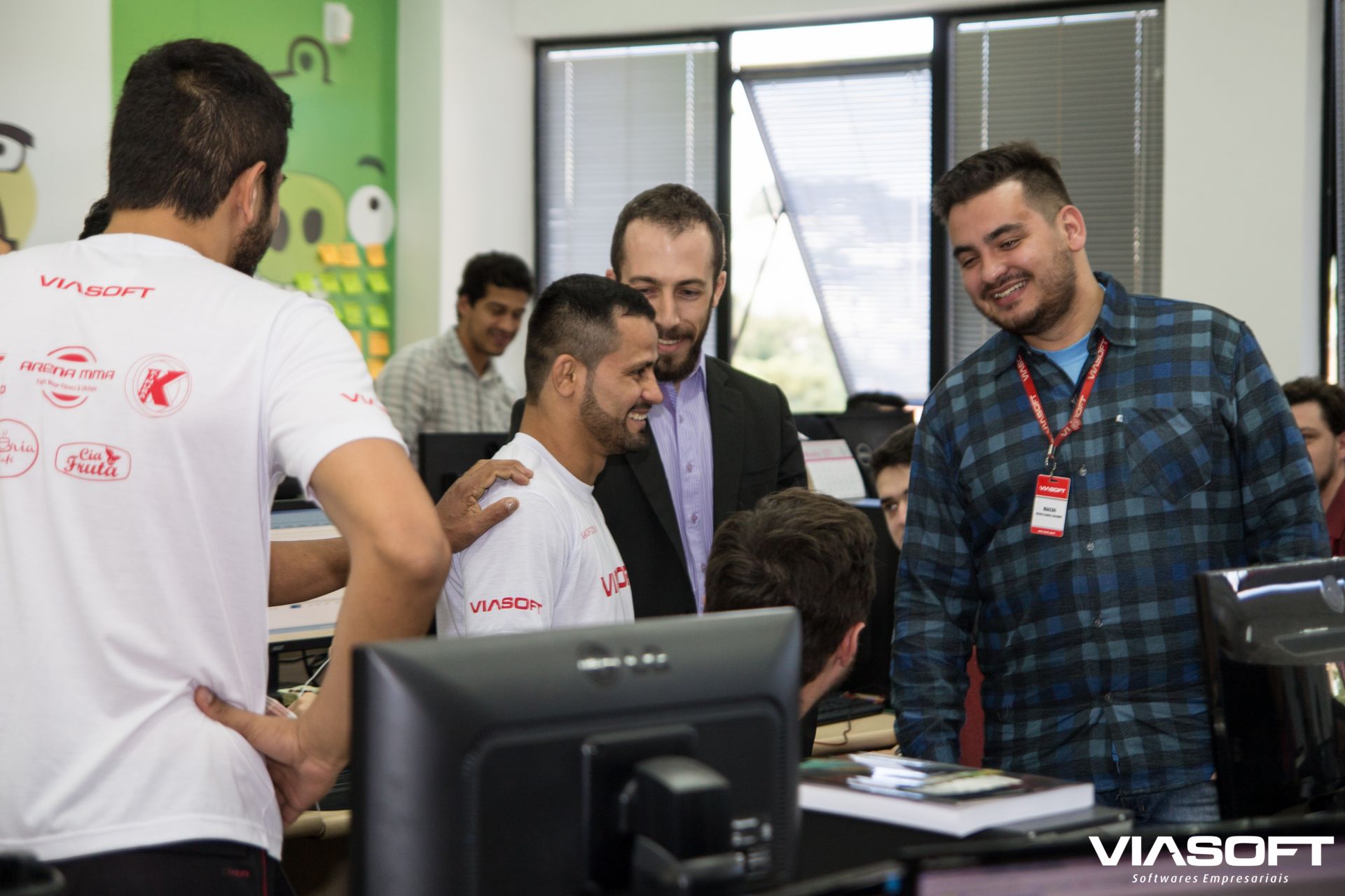 VIASOFT recebe o Atleta do UFC, Jussier Formiga