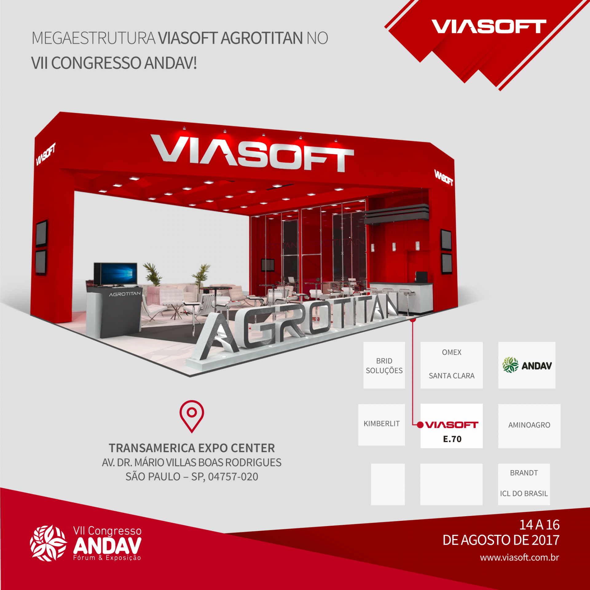 VIASOFT AGROTITAN apresenta grandes diferenciais competitivos na VII ANDAV