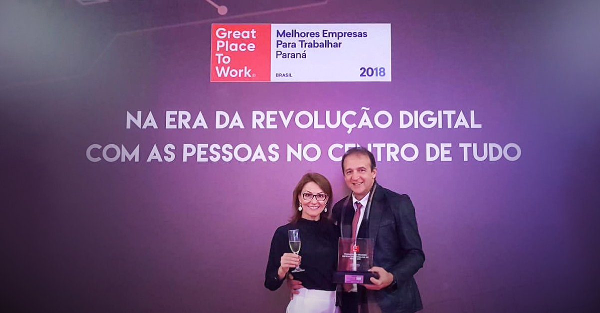 Pelo 4º ano consecutivo a VIASOFT está no ranking  do GPTW Paraná