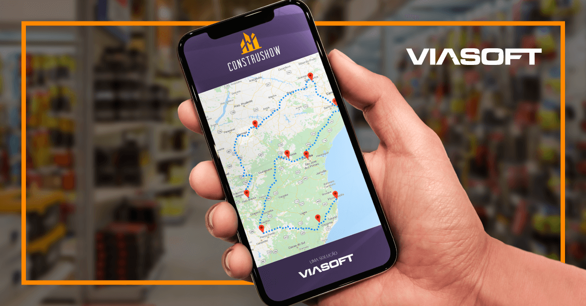Roteirizador de Entregas VIASOFT CONSTRUSHOW: Economia e rapidez à sua loja