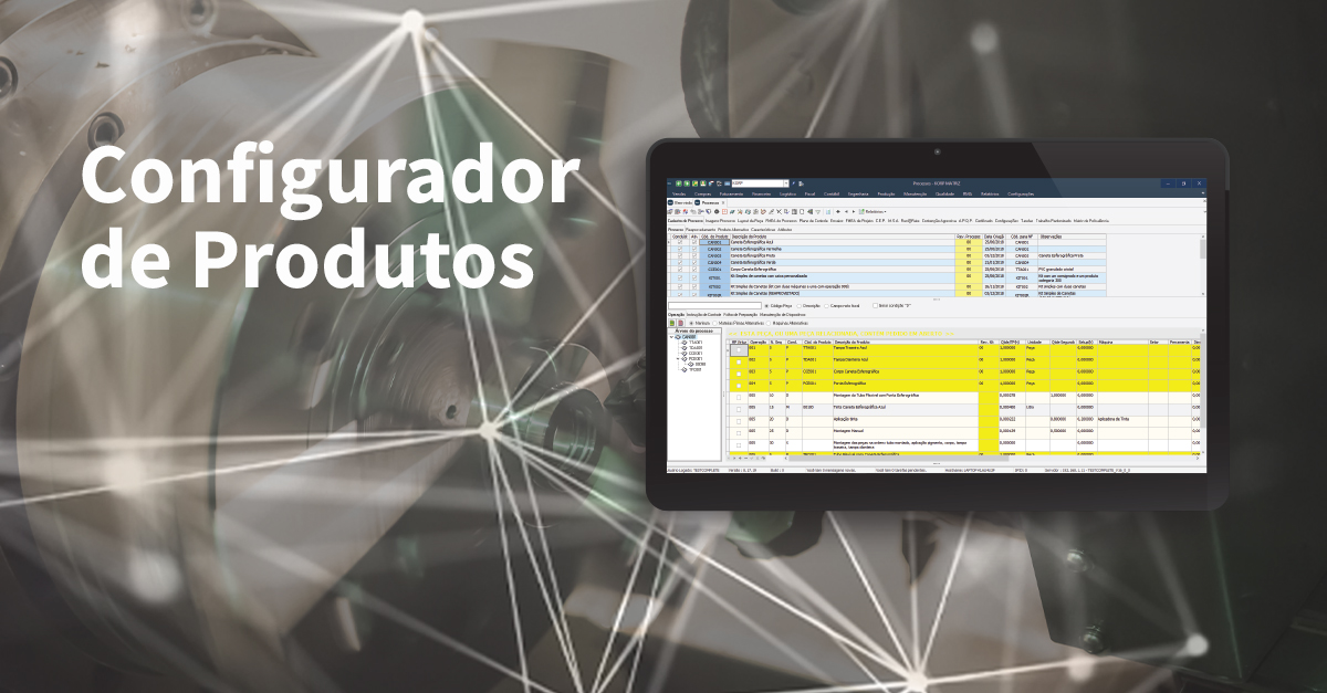 Nova Aplicação Viasoft Korp: Configurador de Produtos