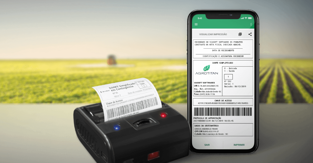Viasoft Agrotitan lança app Nota Fiscal Mobile para agilizar vendas externas no agronegócio
