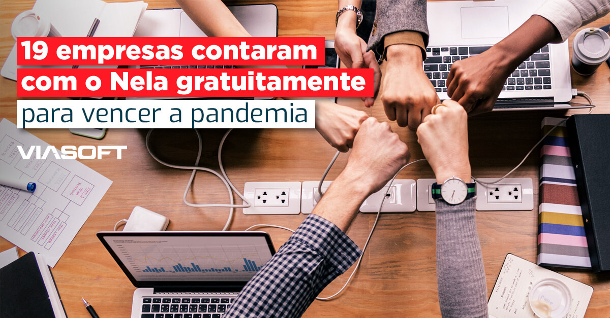 19 empresas contaram com o Voors gratuitamente para vencer a pandemia